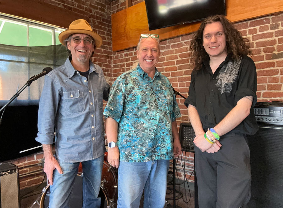 Left to right Jeff Campitelli, J. Shelby, Garrett Mingardi